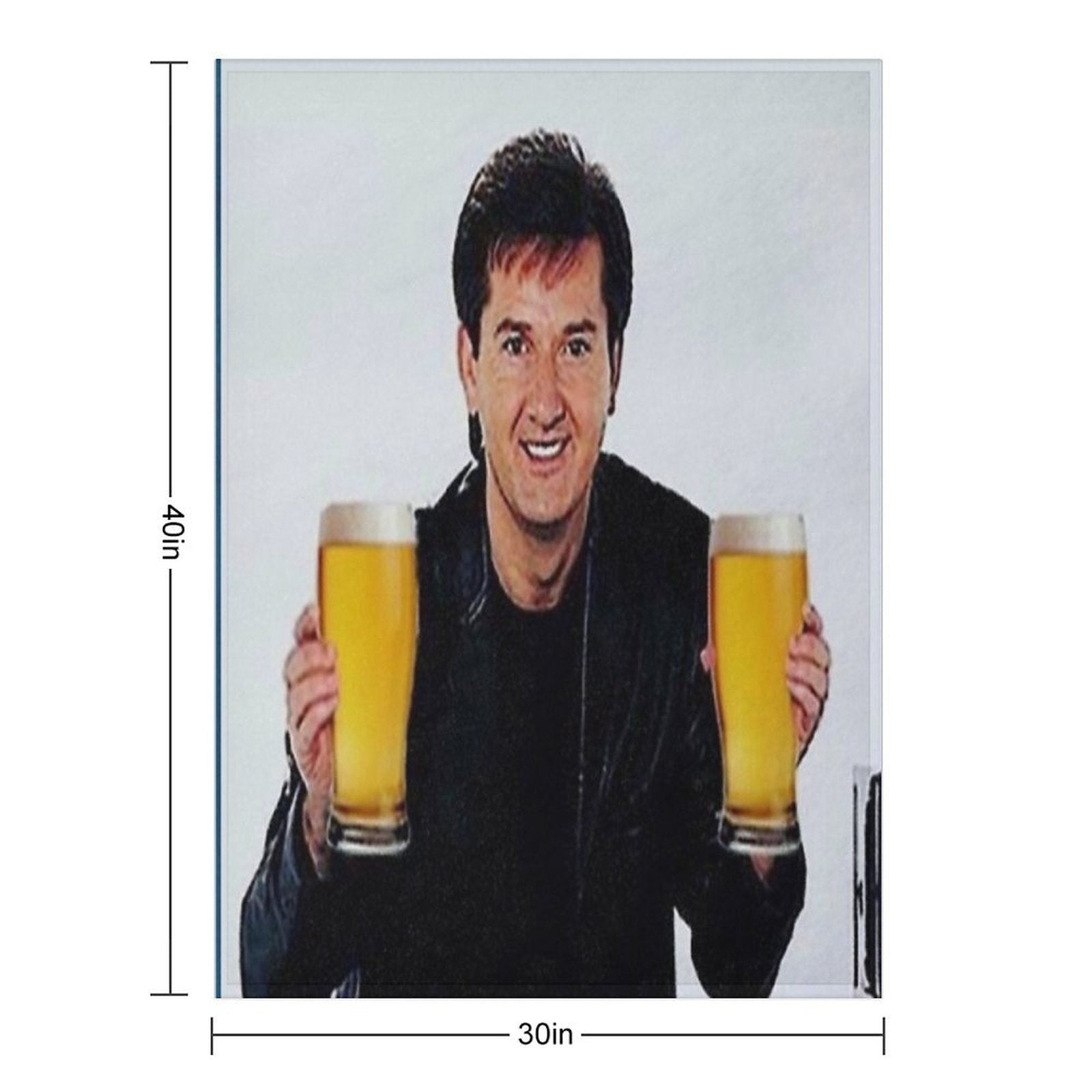 Daniel O'Donnell Pints Premium Throw Blanket