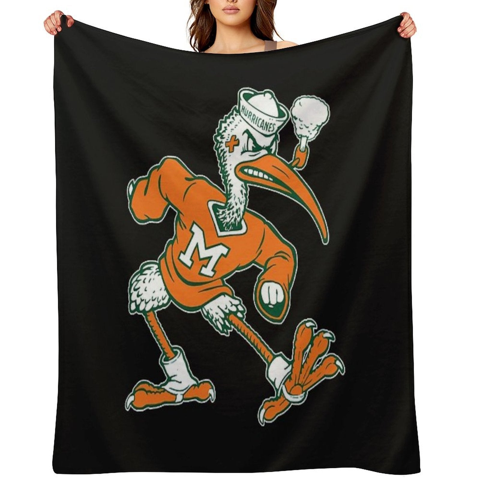 Vintage Sebastian Mascot Of Univ Velvety-soft Throw Blanket