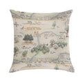 Hundred Acre Wood Map Soft Multiple Sizes Throw Pillow