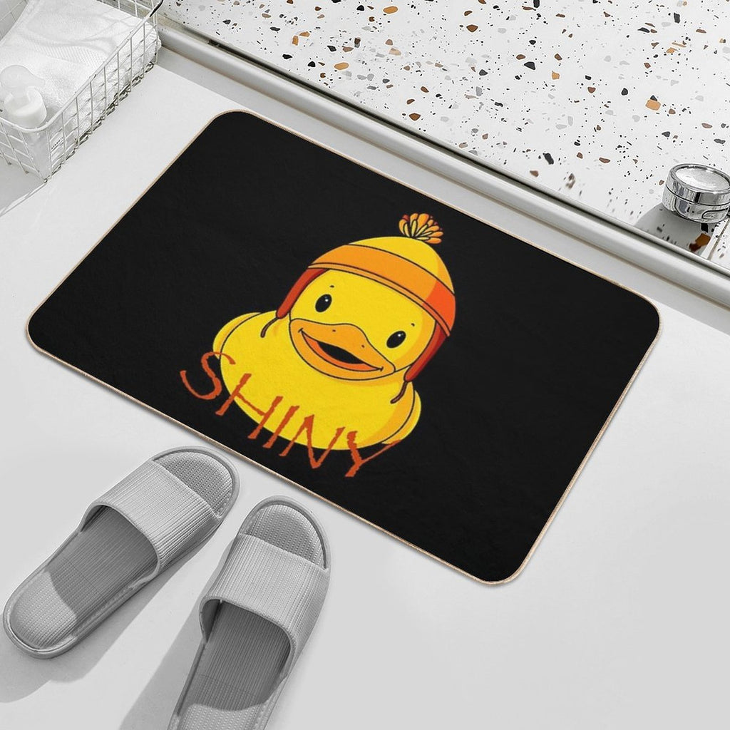 Shiny Rubber Duck  High-Traffic Bath Mat