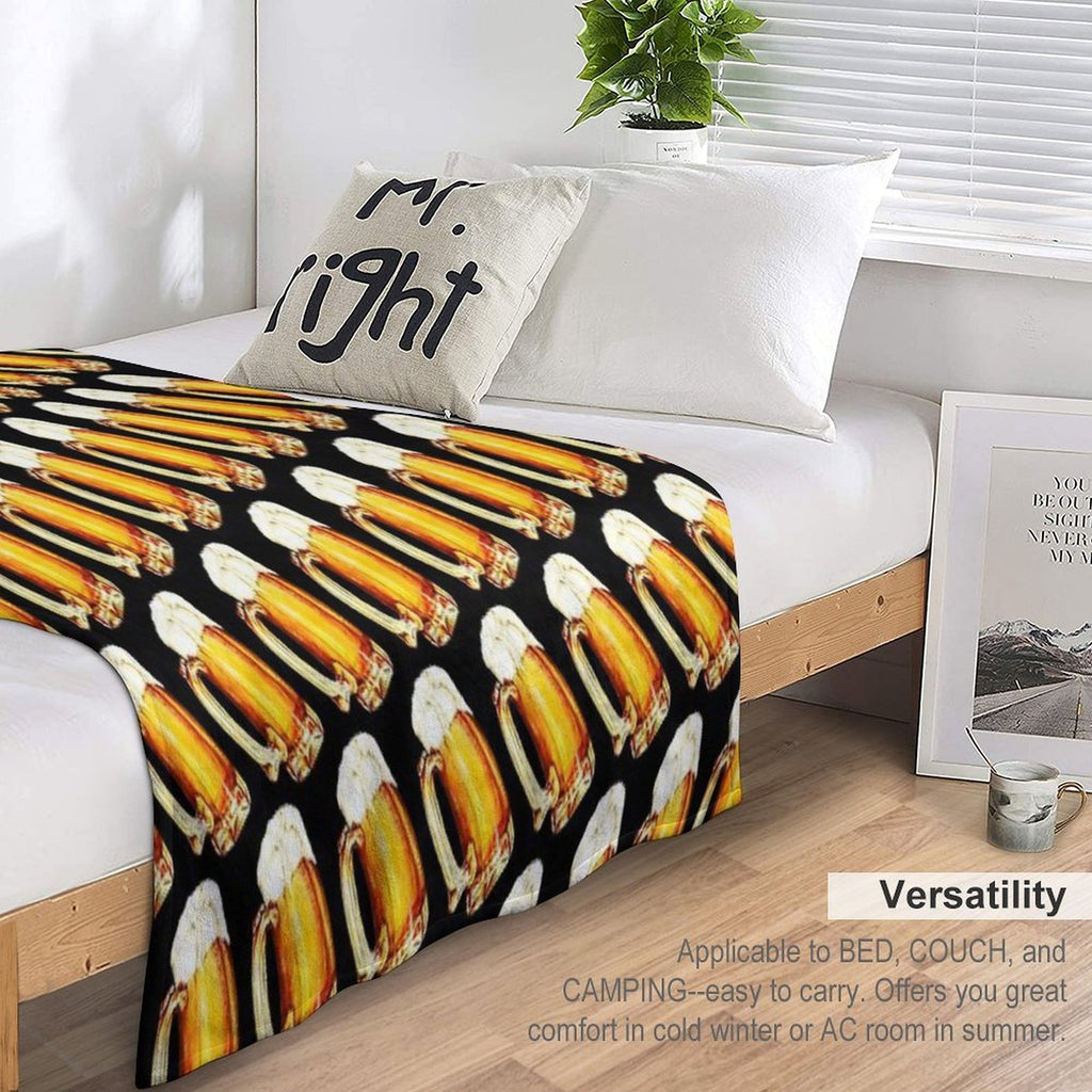 Bier Pattern Comfort Throw Blanket