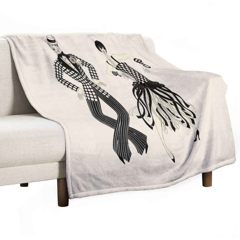 Erté - Charleston Couple All-season Throw Blanket
