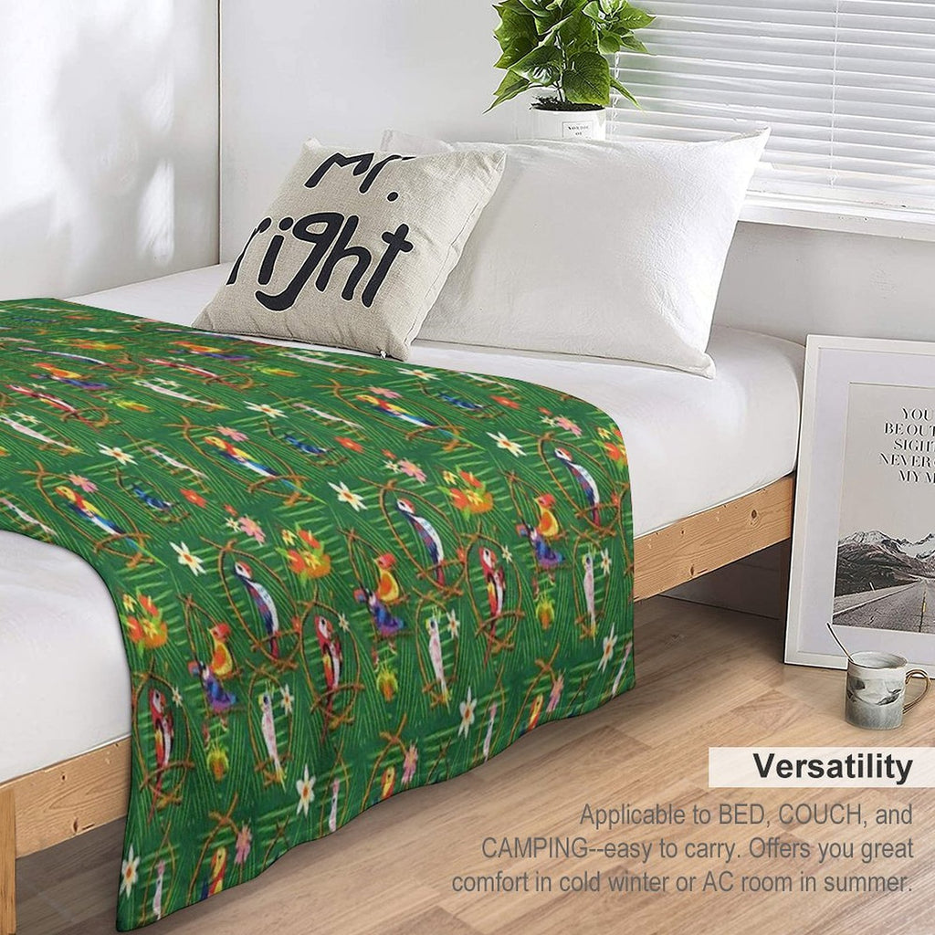 Enchanted Tiki Room Quick-dry Throw Blanket