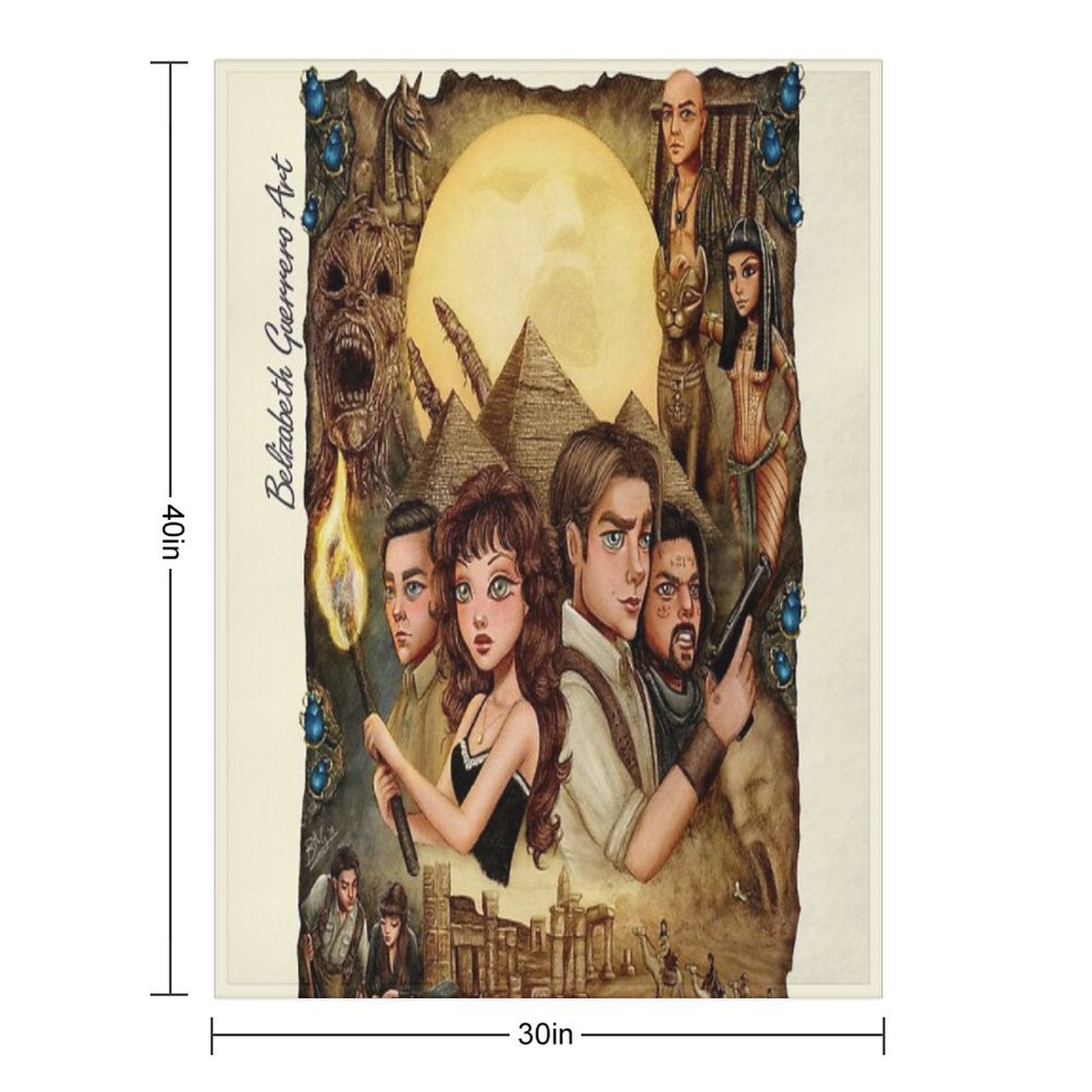 The Mummy Travel-friendly Throw Blanket