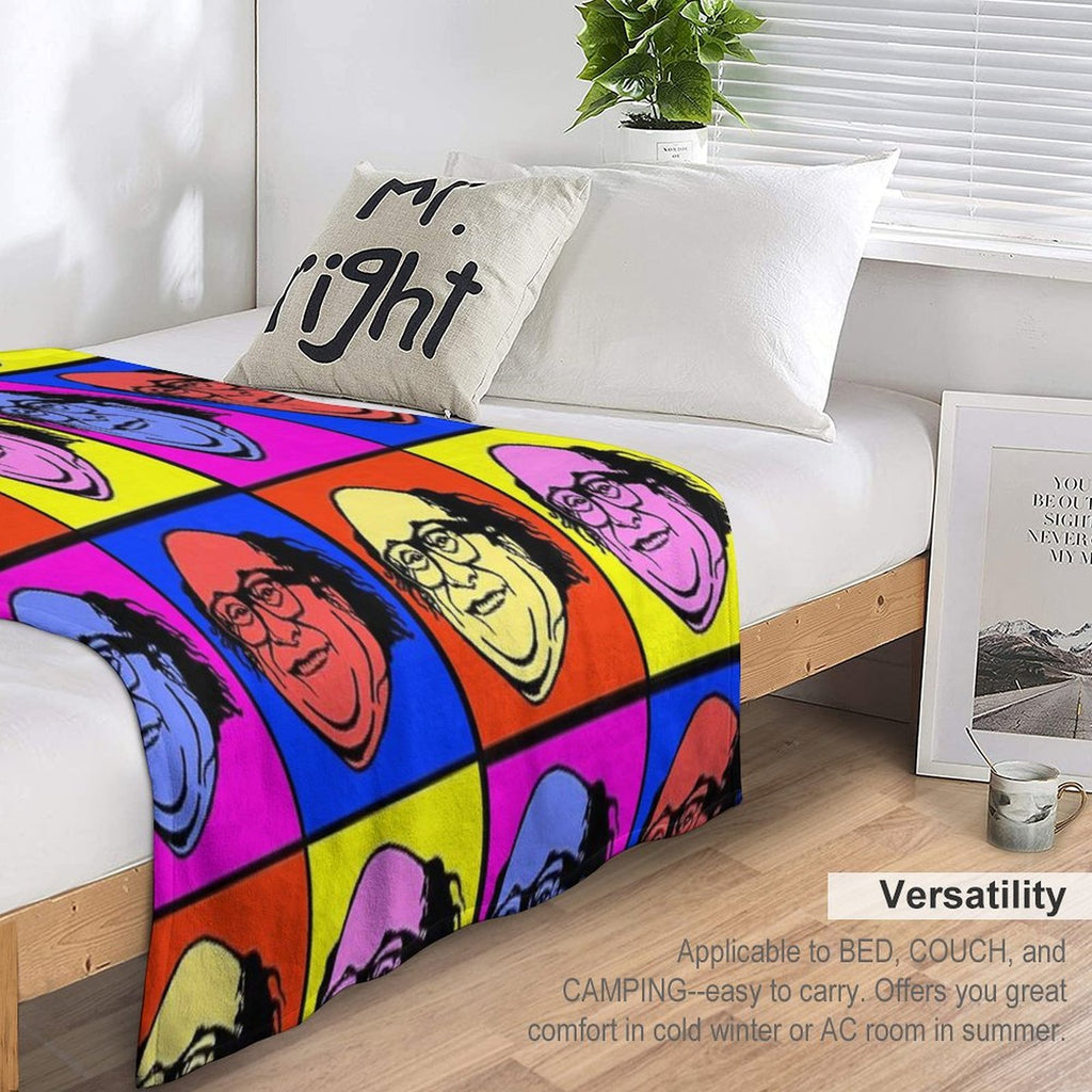 Danny DeVito Pop Art Velvety-soft Throw Blanket