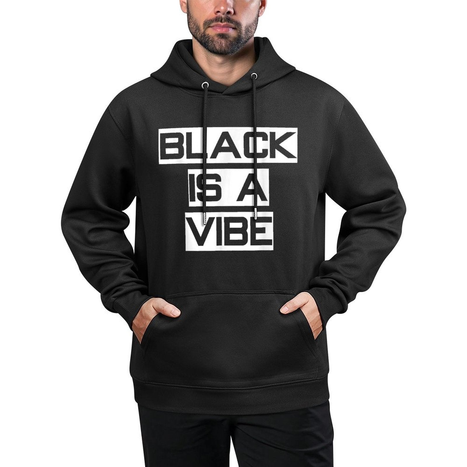 Black Is A Vibe Black African Culture BLM Versatile Streetwear Hoodie