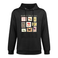Respect The Locals Cute Nature Stamp With Butterflies Casual Wear Hoodie