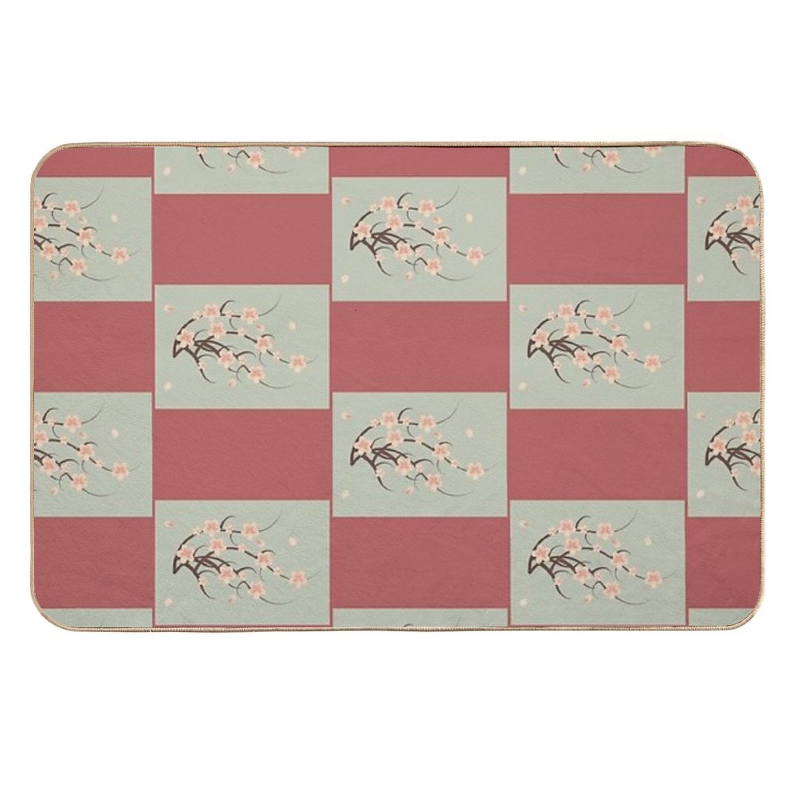 Background  Absorbent Bath Mat