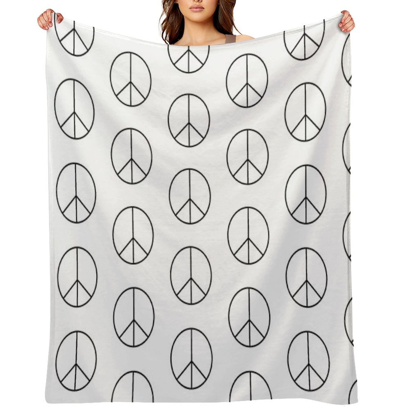 Peace Travel-friendly Throw Blanket