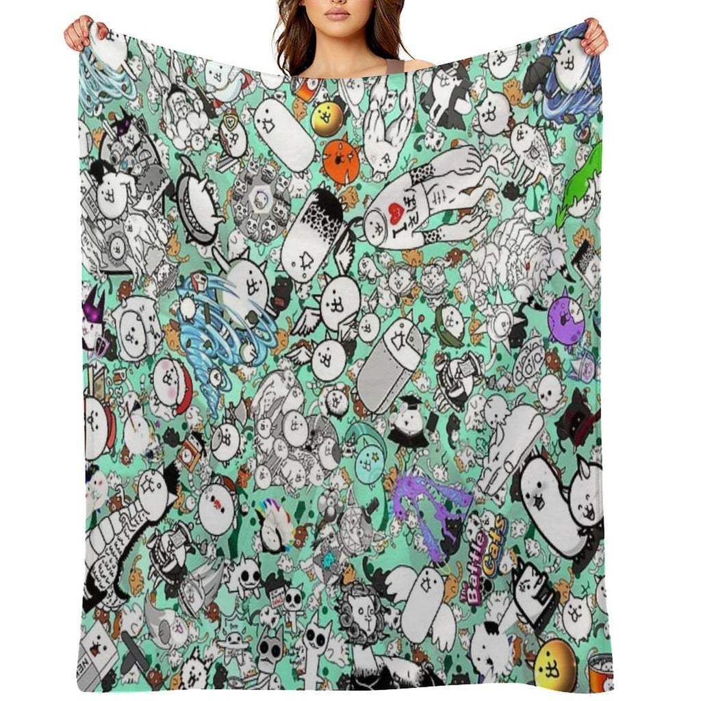 Battle Cats Comfort Throw Blanket