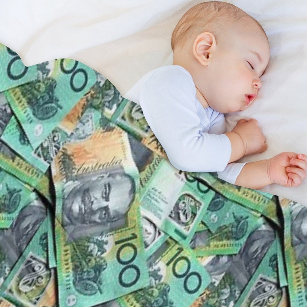 Australian $100 Notes Versatility Throw Blanket