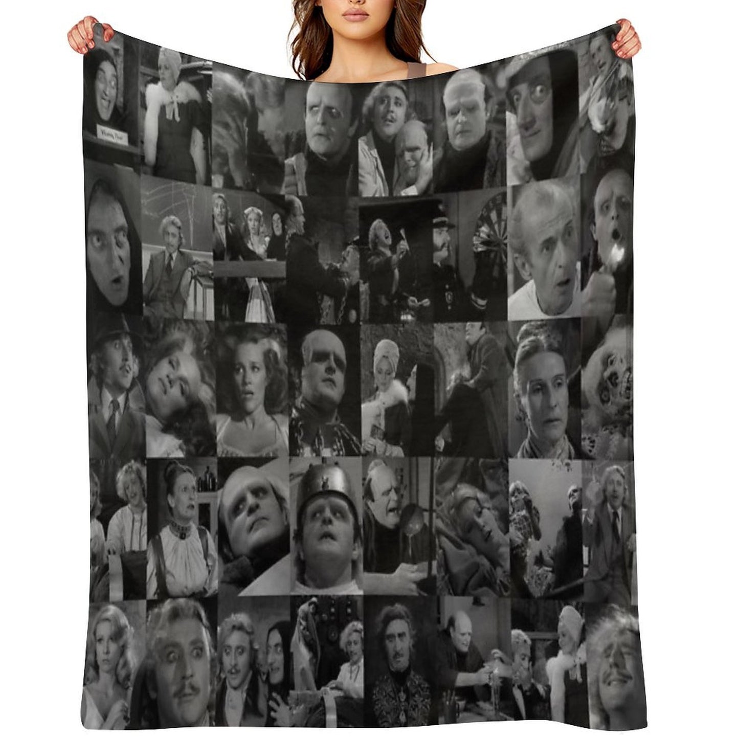 Young Frankenstein Plush Throw Blanket