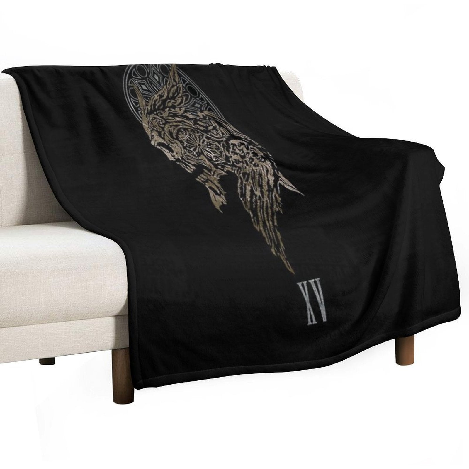 The Lucian Crest Velvety-soft Throw Blanket