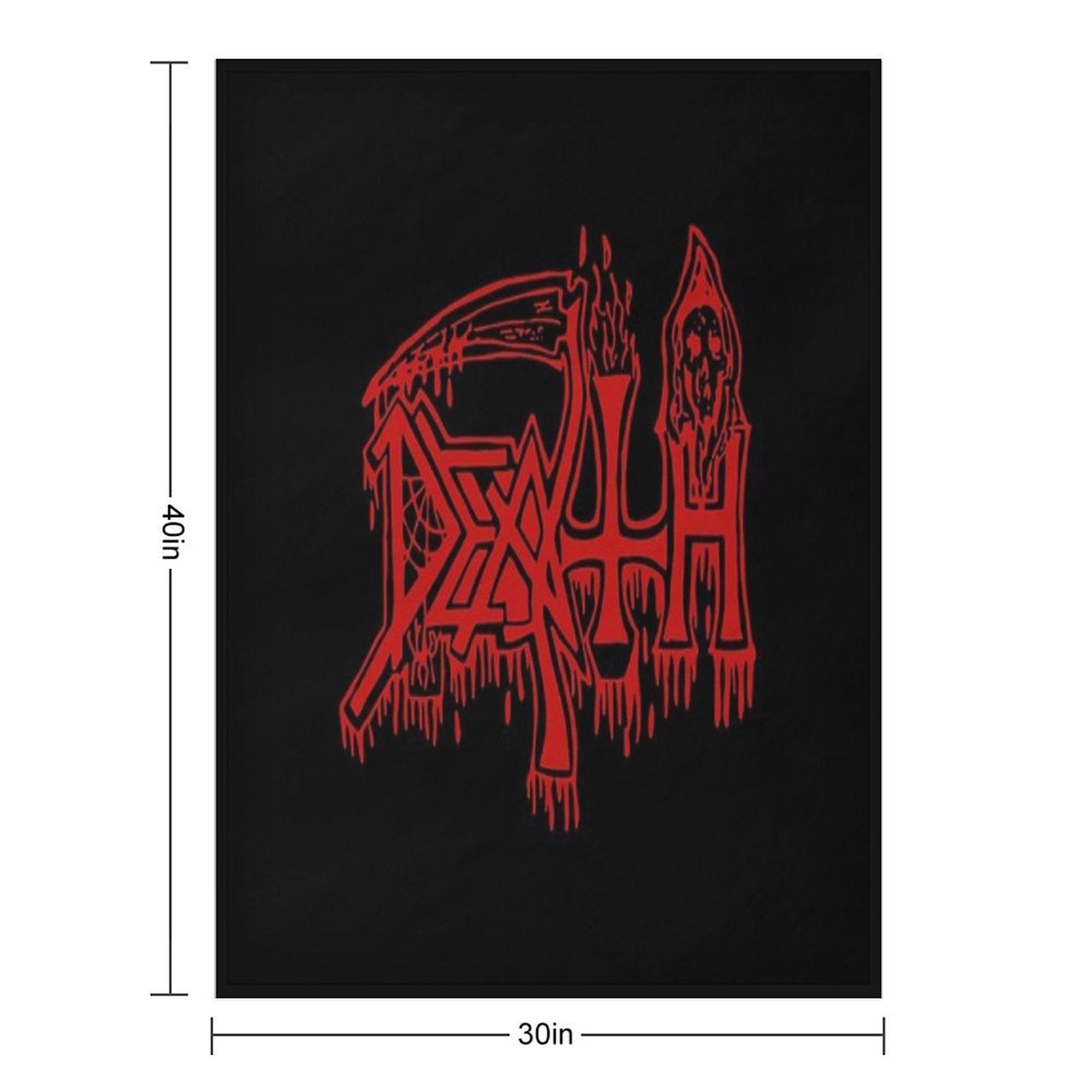 Death Band Multi-functional Throw Blanket