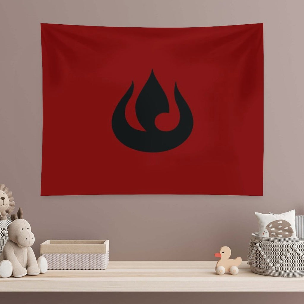 Fire Nation Banner Tapestry