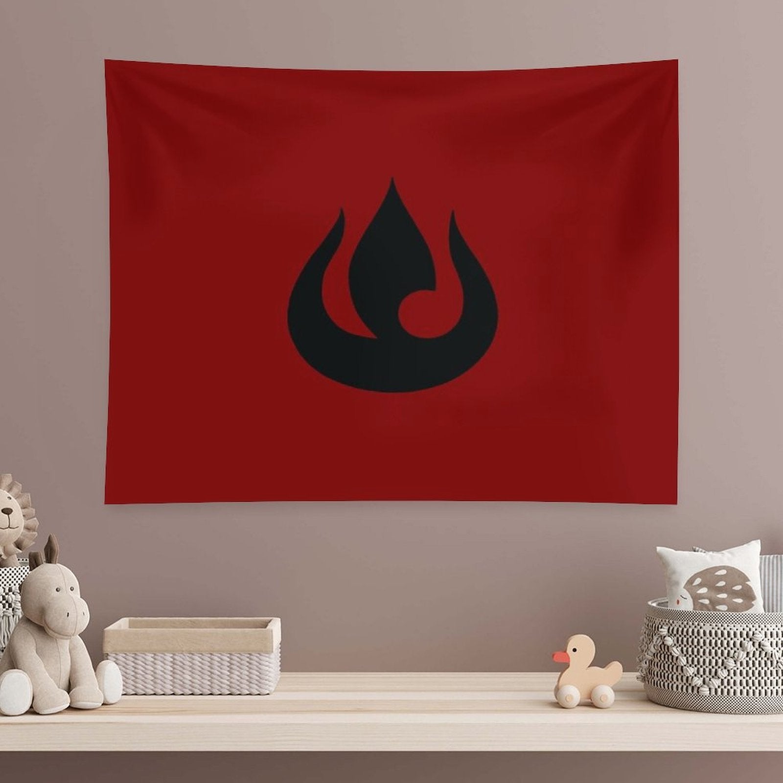 Fire Nation Banner Tapestry