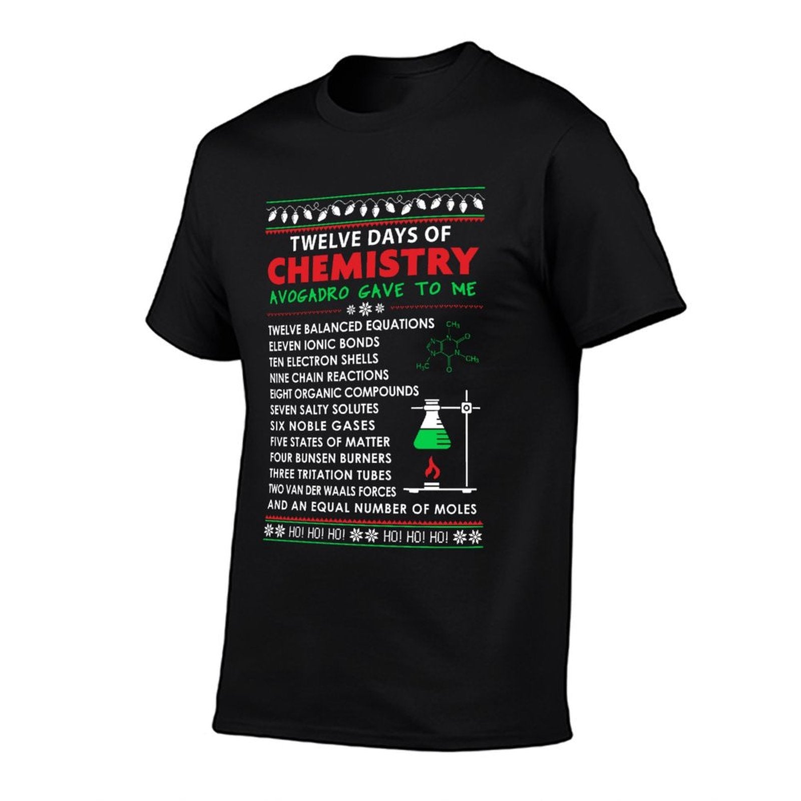 12 Days of Chemistry - Chemistry Teacher Christmas  Versatile T-Shirt