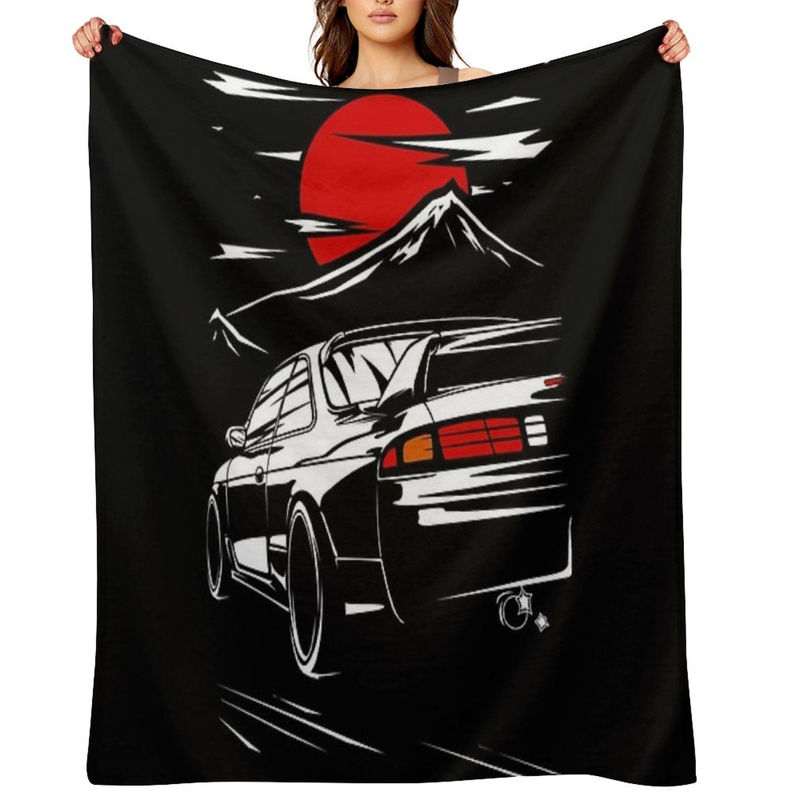 Nissan Silvia S14 Gift-ready Throw Blanket