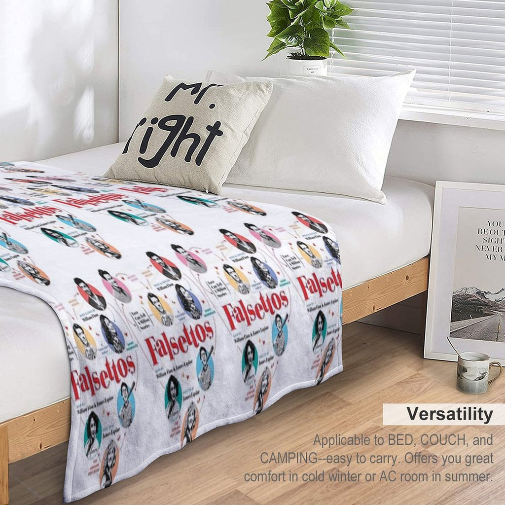 Falsettos 2016 Poster Quick-dry Throw Blanket