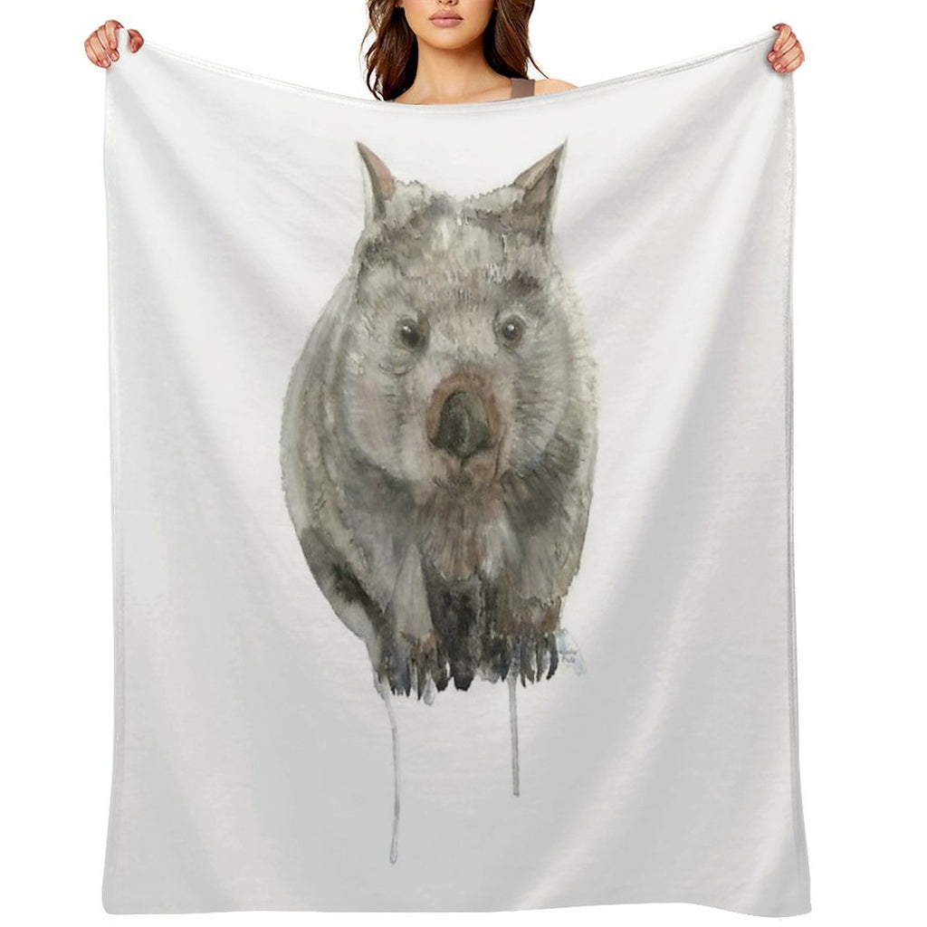 Common Wombat Versatility Throw Blanket