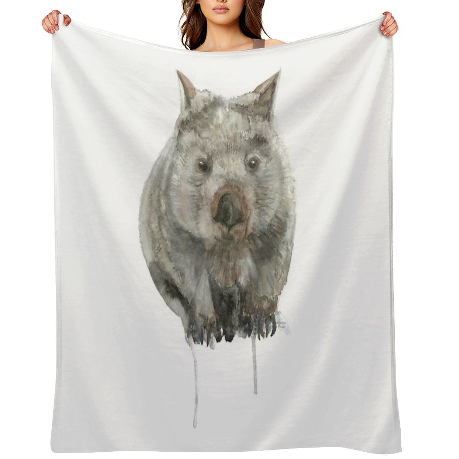 Common Wombat Versatility Throw Blanket