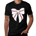 Coquette Bow Baseball For Kids Youth Girls Baseball Mom Mama  Stretchy T-Shirt