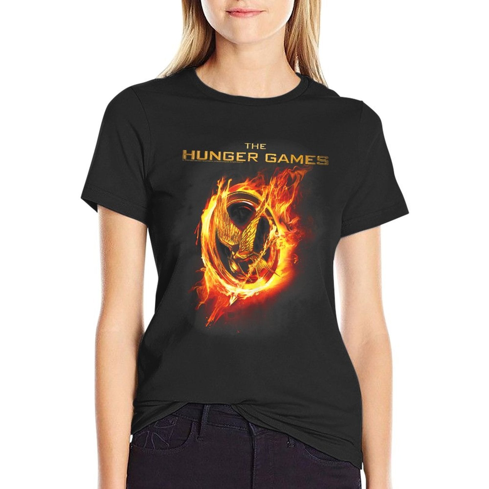 The Hunger Games Main Poster  Cotton T-Shirt