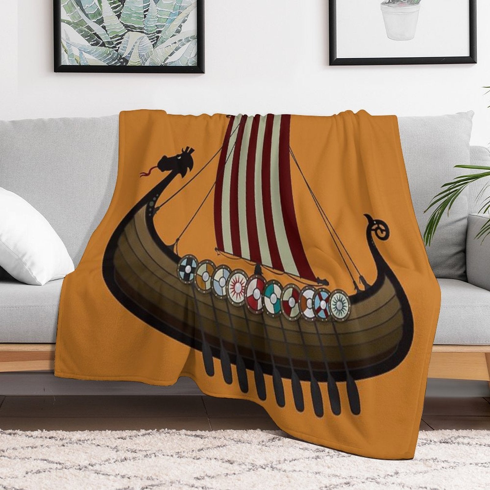 Vikings Comfort Throw Blanket