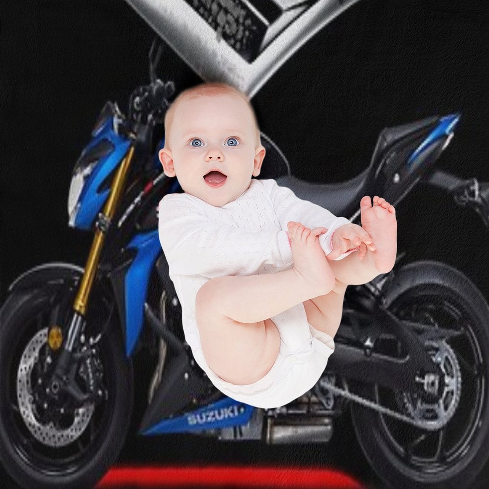 GSX R Lightweight Throw Blanket