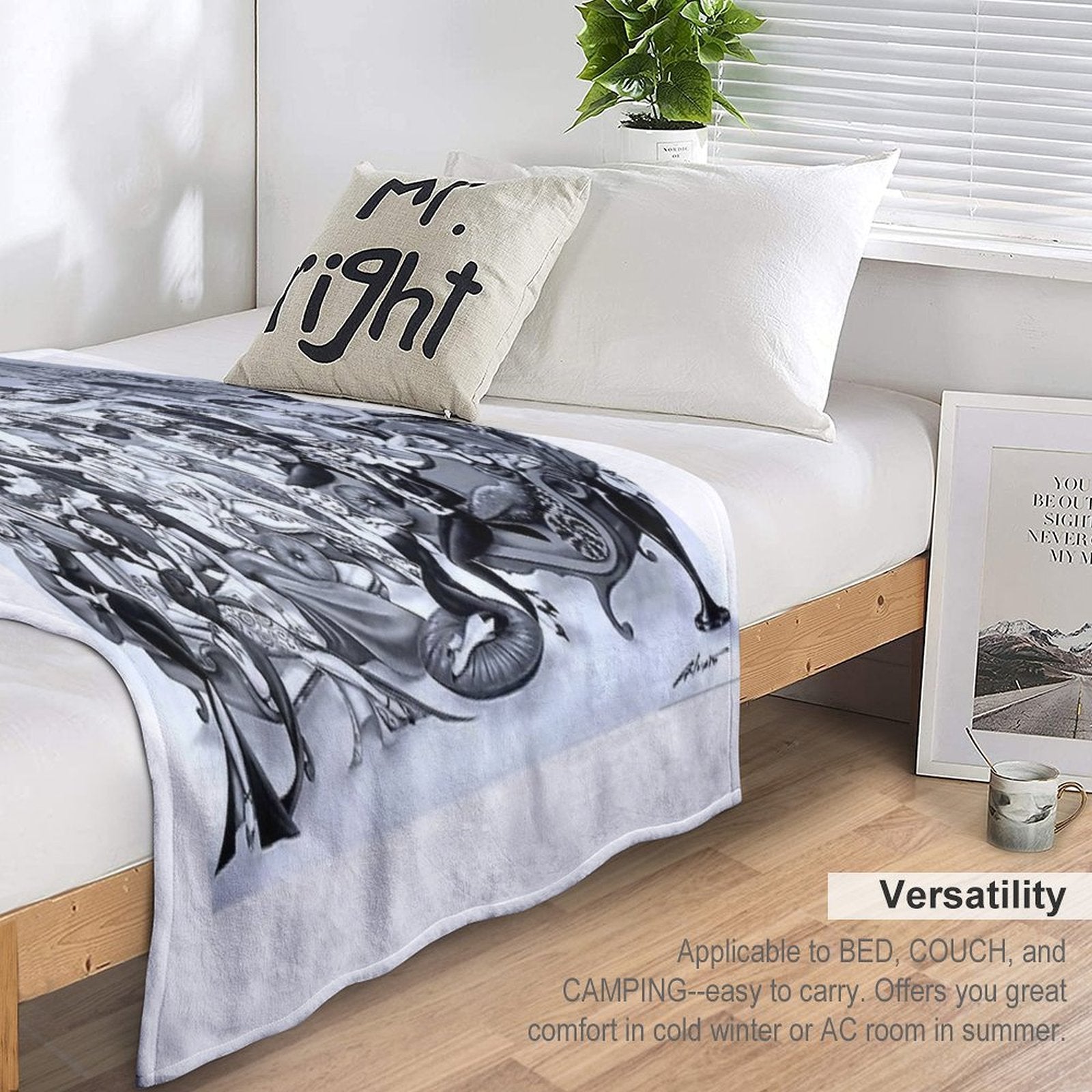CLASSIC HOLLYWOOD PARTY Gift-ready Throw Blanket