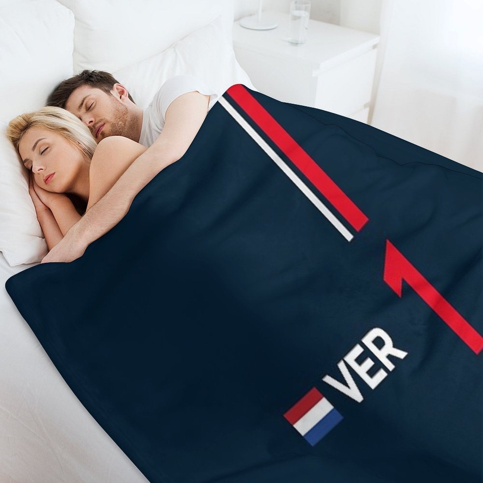 F1 2022 - #1 Verstappen Velvety-soft Throw Blanket