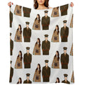 CRASH LANDING ON YOU Plush Throw Blanket