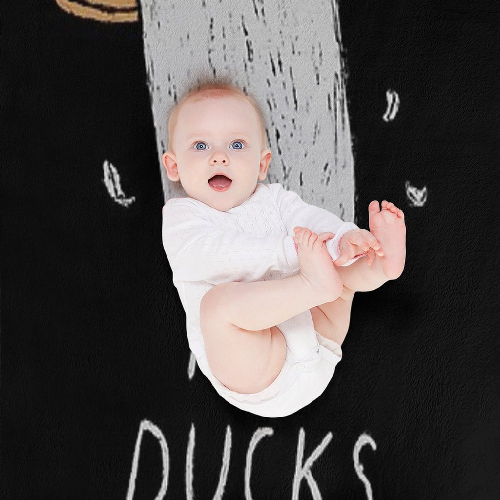No Ducks Given Wrinkle-free Throw Blanket