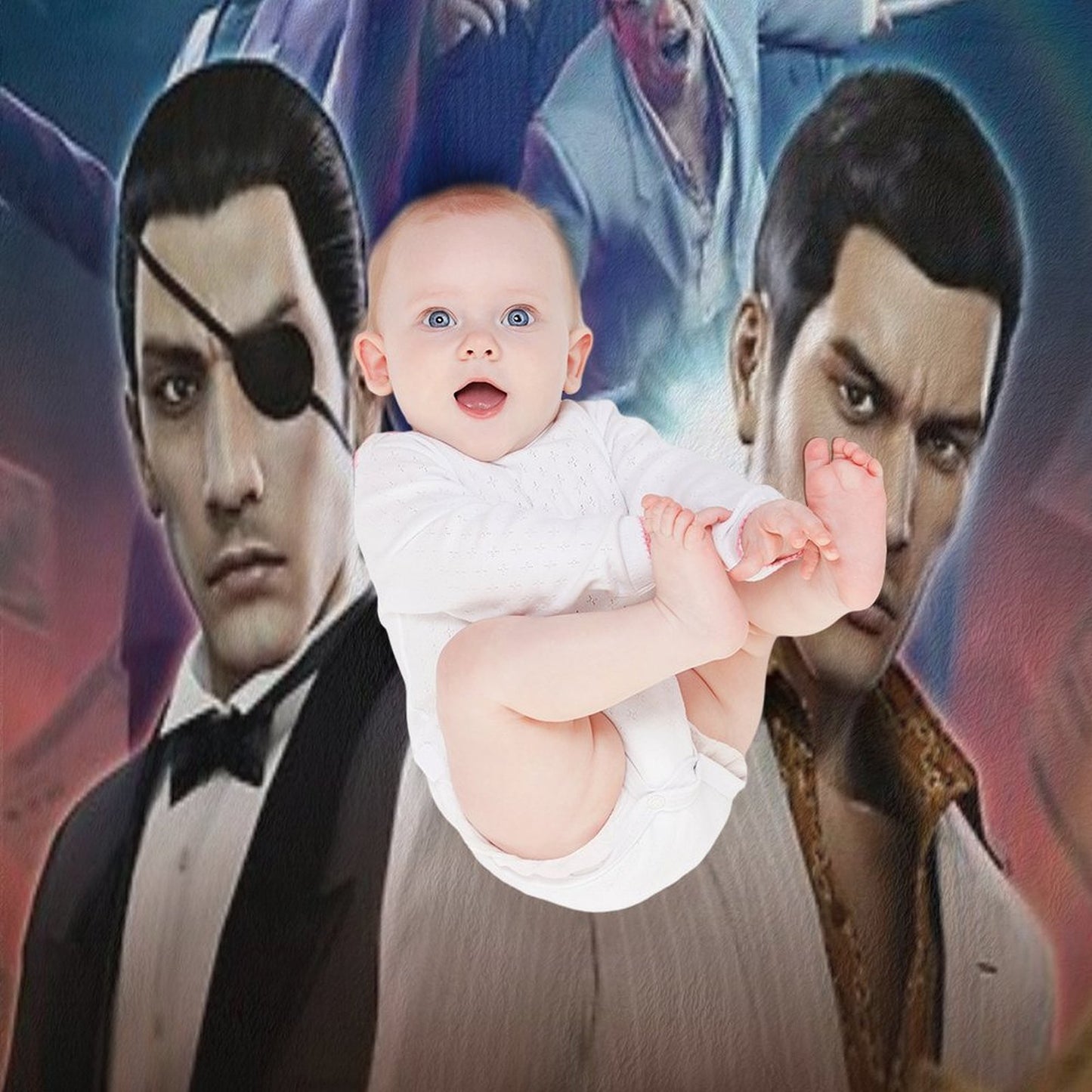 Yakuza 0 Poster Eco-conscious Throw Blanket