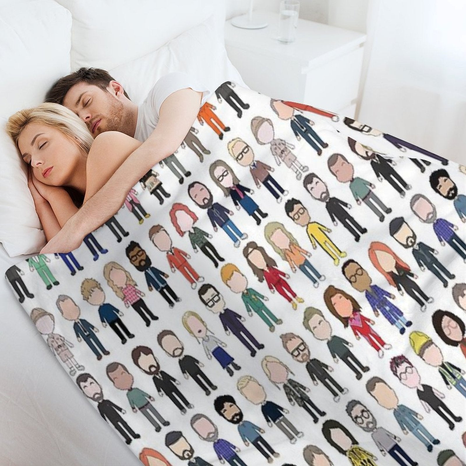 Cast Poster Taskmaster First Ten Series Shrink-resistant Throw Blanket