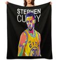 Stephen Curry Velvety-soft Throw Blanket