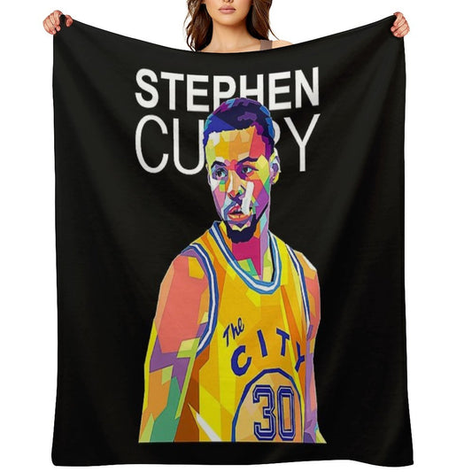 Stephen Curry Velvety-soft Throw Blanket