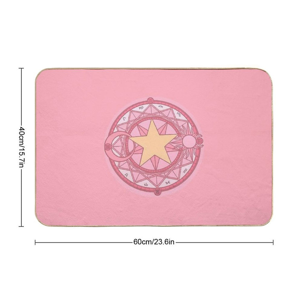 Magic Circle  Easy To Clean Bath Mat