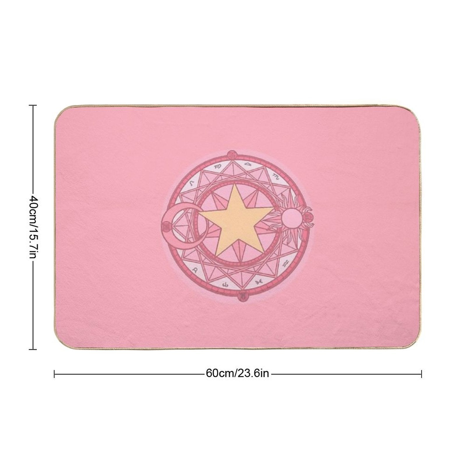 Magic Circle  Easy To Clean Bath Mat