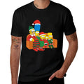 The Simpsons Holiday Family Christmas Elf Costumes Couch Gag  Affordable Price T-Shirt