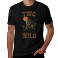 Two Wild 2nd Birthday Cowboy 2 Years Old Boys Kids  Lightweight T-Shirt