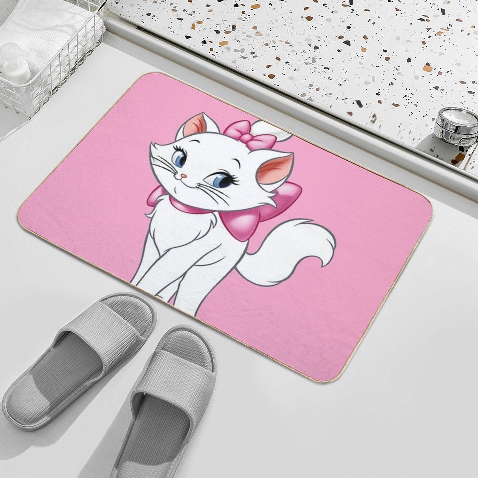 Marie Kitten Durable Bath Mat