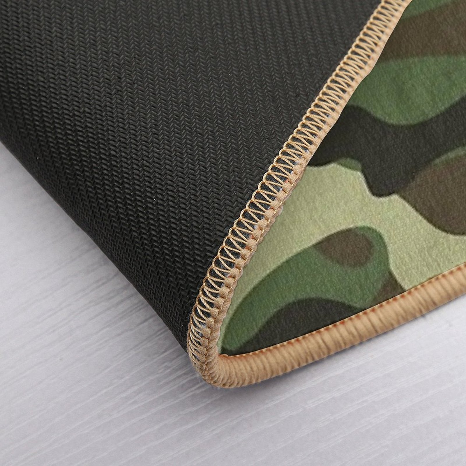 Camouflage Camo Military Design  Long-Lasting Bath Mat