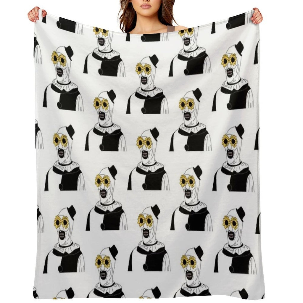 Art The Clown - Terrifier Classic Eco-conscious Throw Blanket