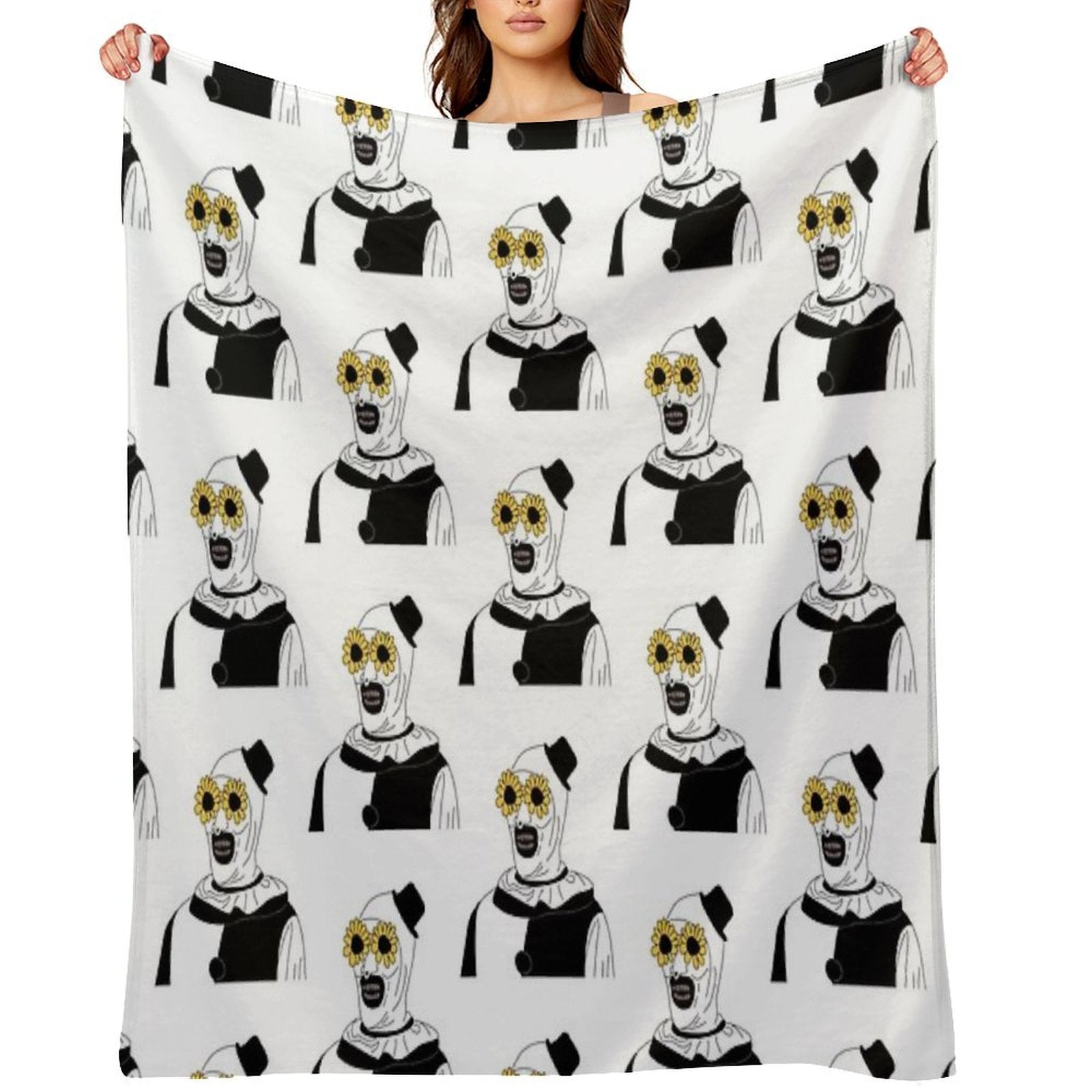 Art The Clown - Terrifier Classic Eco-conscious Throw Blanket