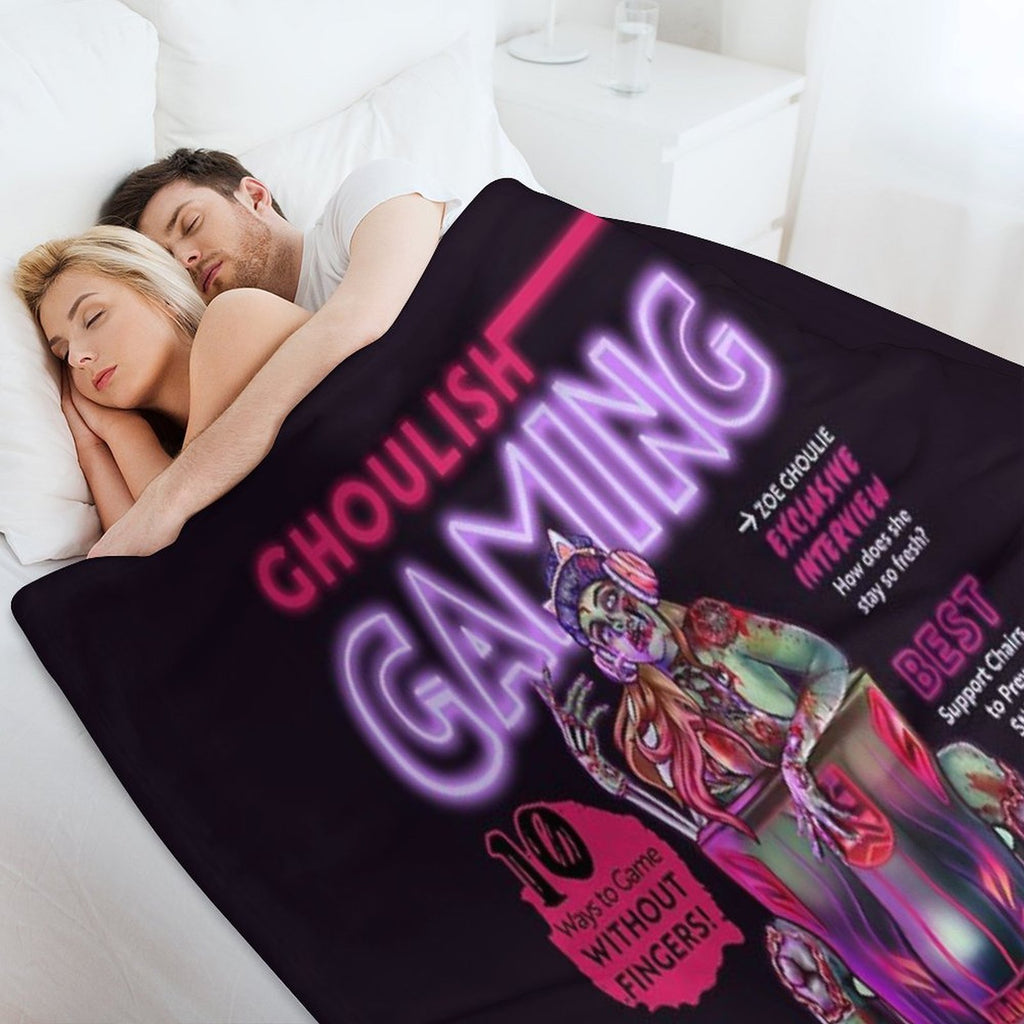 Ghoulish Gaming Comfort Throw Blanket