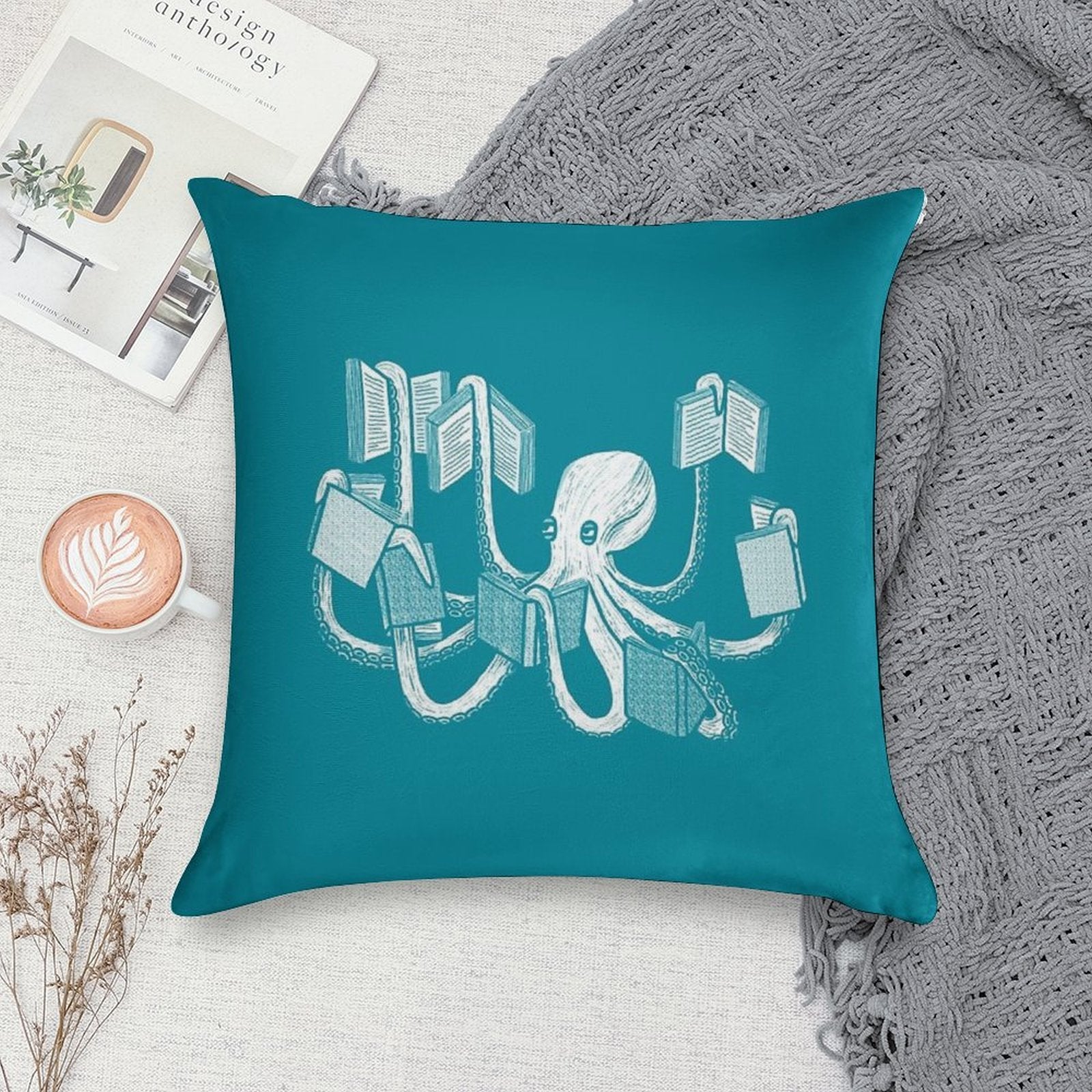 Armed With Knowledge Soft Warmth Comfort Throw Pillow