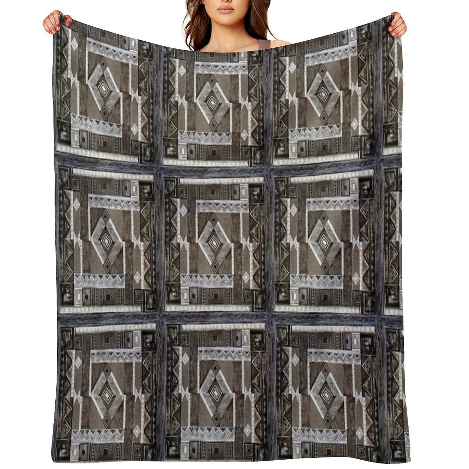 Ethnic Multi-functional Throw Blanket