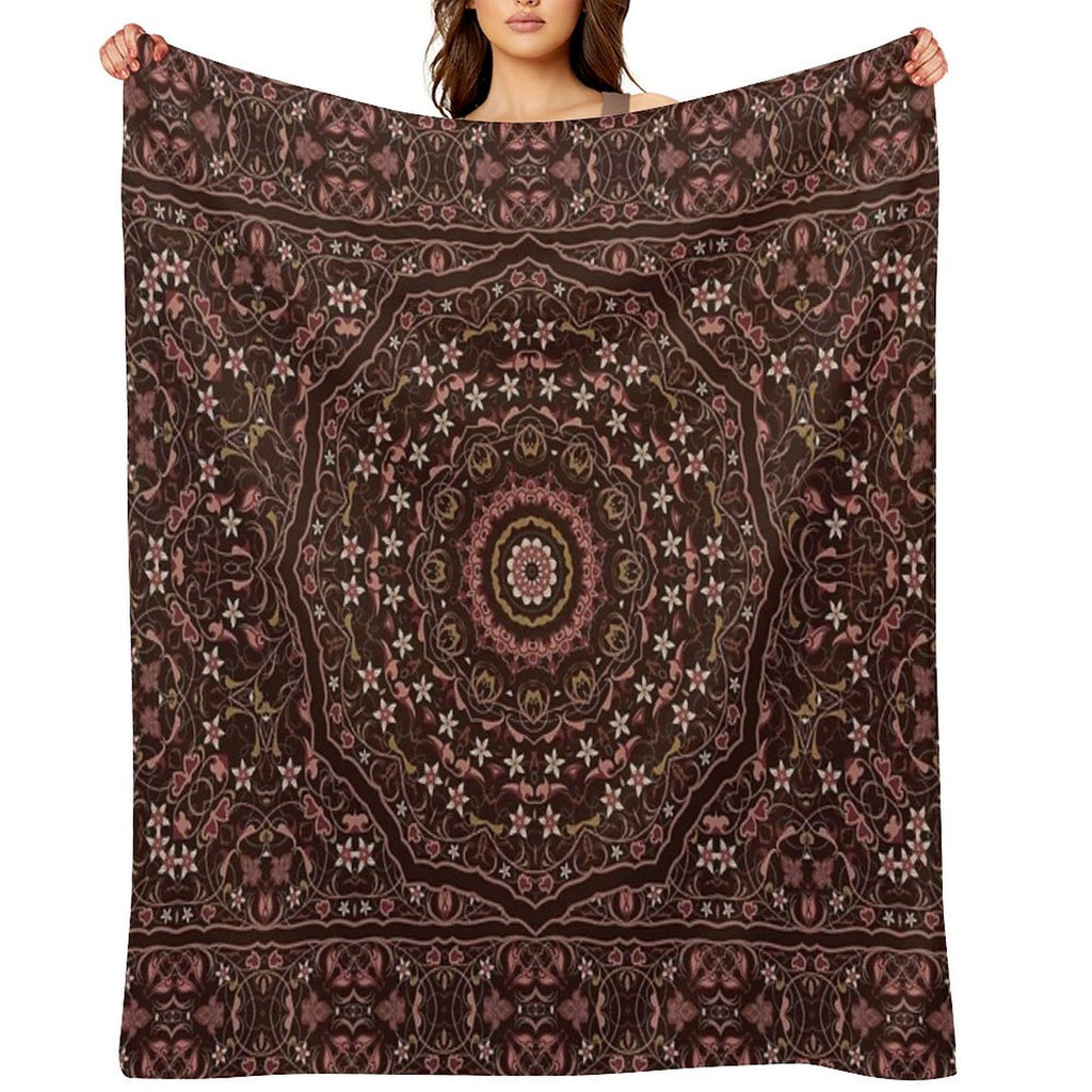 Vintage Arabic Pattern. Durable Throw Blanket