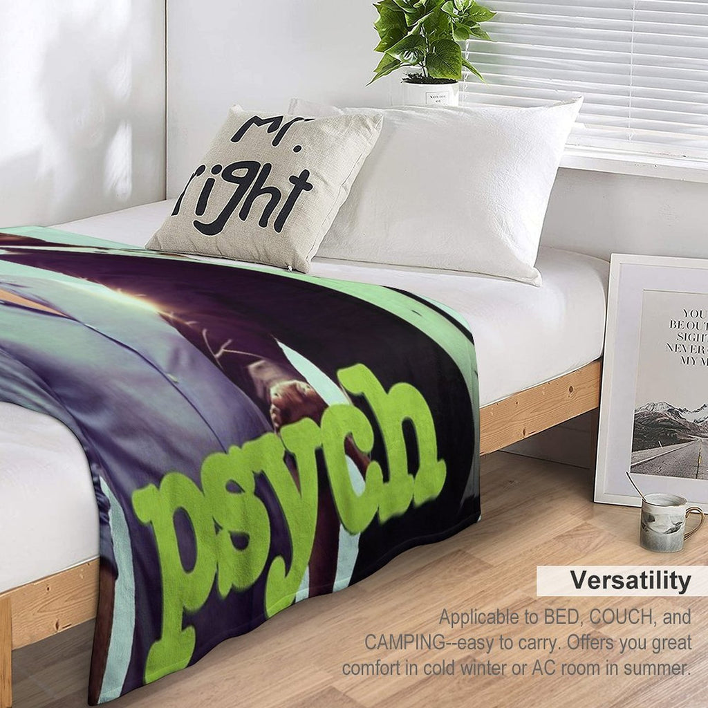 Psych Anti-pilling Throw Blanket